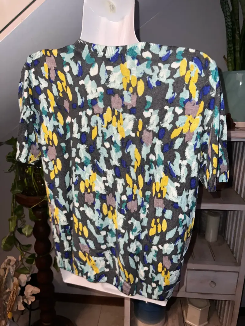Polera estampada multicolor Zara Knit - 2