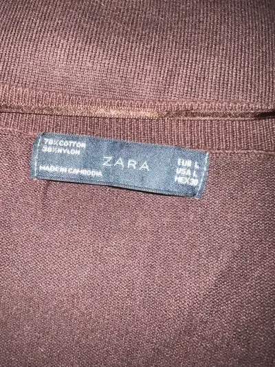 Suéter Marrón Zara - miniatura 3