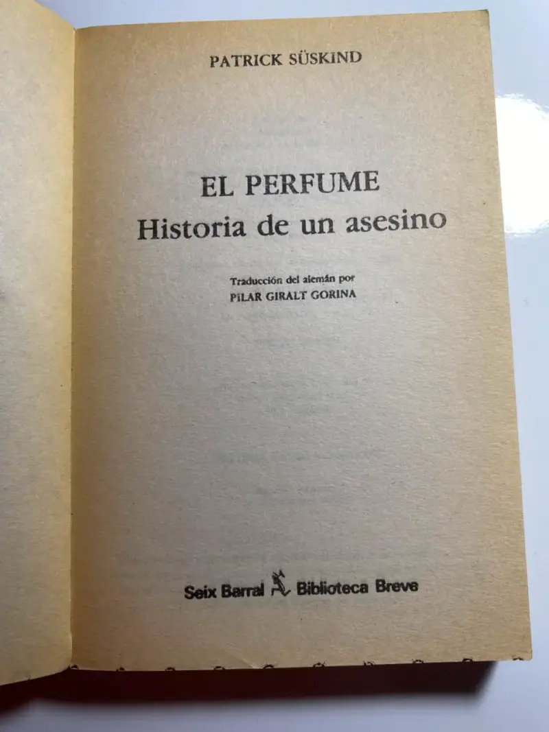 Libro 'El Perfume' de Patrick Süskind - 2