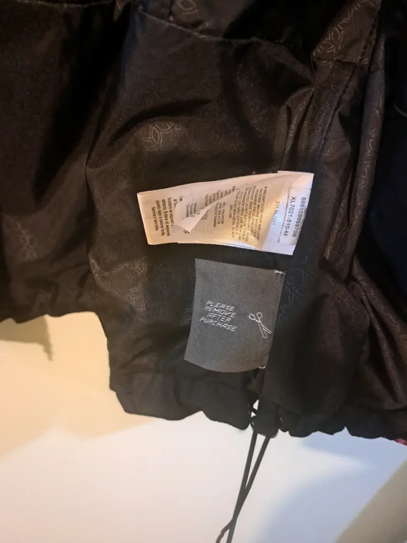 Chaqueta impermeable Columbia burdeos para mujer - 6