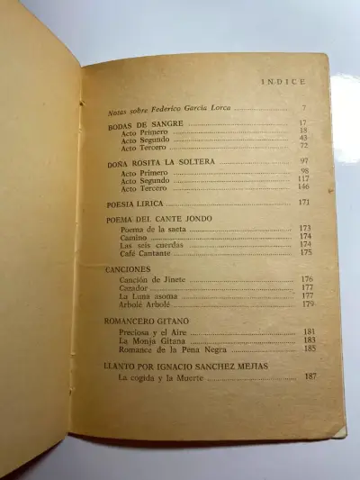 Libro Bodas de Sangre de Federico García Lorca - miniatura 3