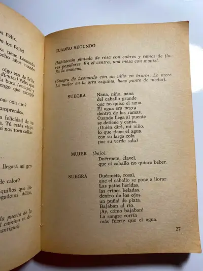 Libro Bodas de Sangre de Federico García Lorca - miniatura 4