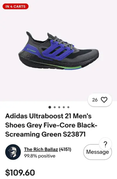 Adidas Ultraboost 21 - miniatura 1