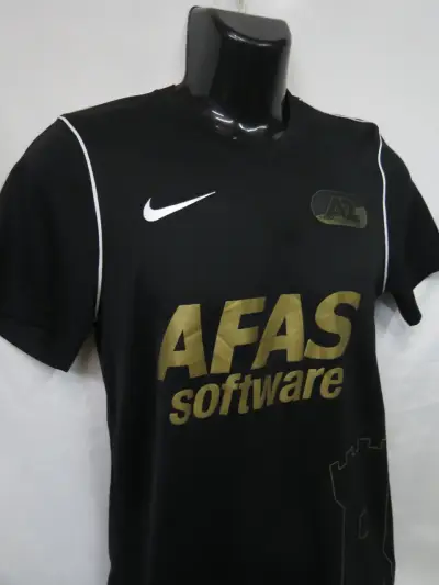Camiseta de fútbol negra Nike AZ Alkmaar - miniatura 2