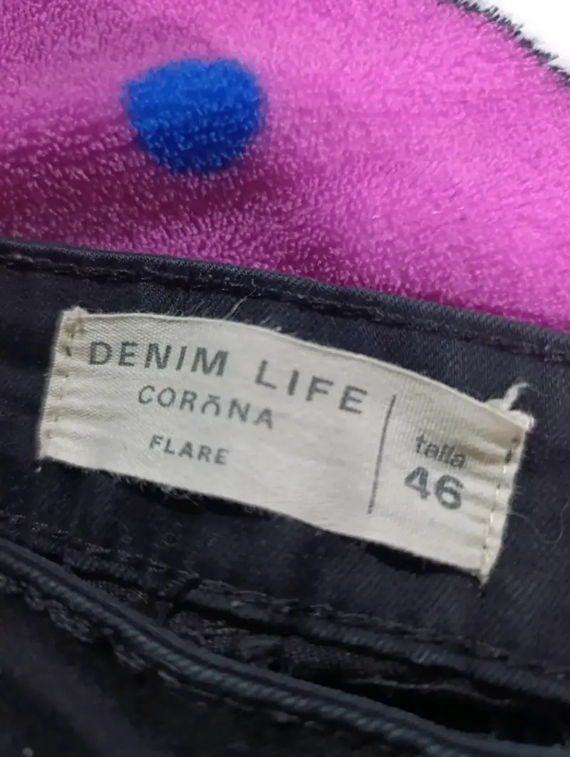 Pantalones cargo negros Denim Life talla 46 - 2