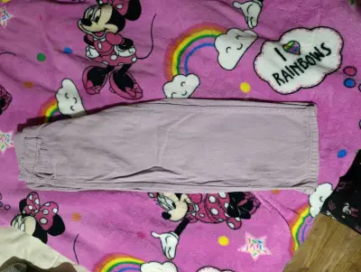 Pantalones lilas para niña talla 8 Yamp - miniatura 1
