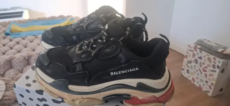 Zapatillas Balenciaga Triple S negras talla 36 - 3