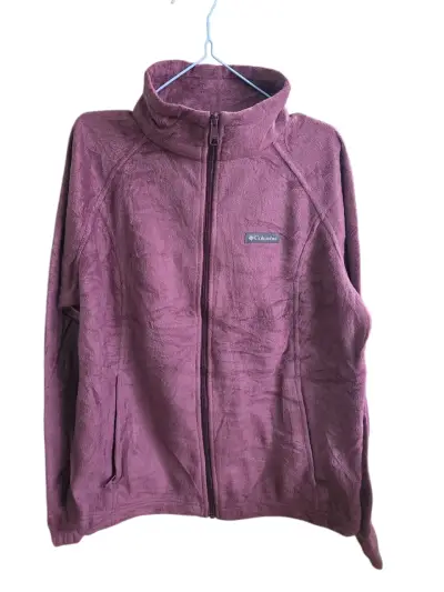 Chaqueta polar morada Columbia para mujer - miniatura 1