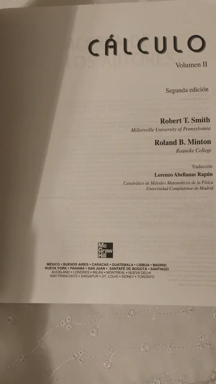 Libro Cálculo Volumen 2 Segunda Edición - 3