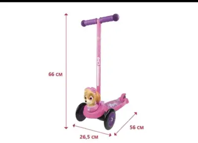 Scooter NUEVO 3 ruedas Paw Patrol Skye rosa - miniatura 1