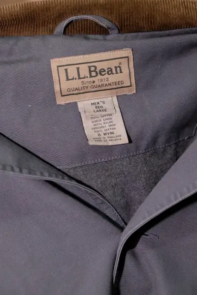 Chaqueta vintaje L.L. Bean L - Gris azulado - miniatura 3