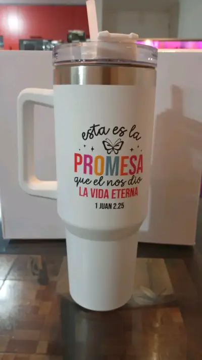 vasos térmicos con frases inspiradoras - miniatura 1