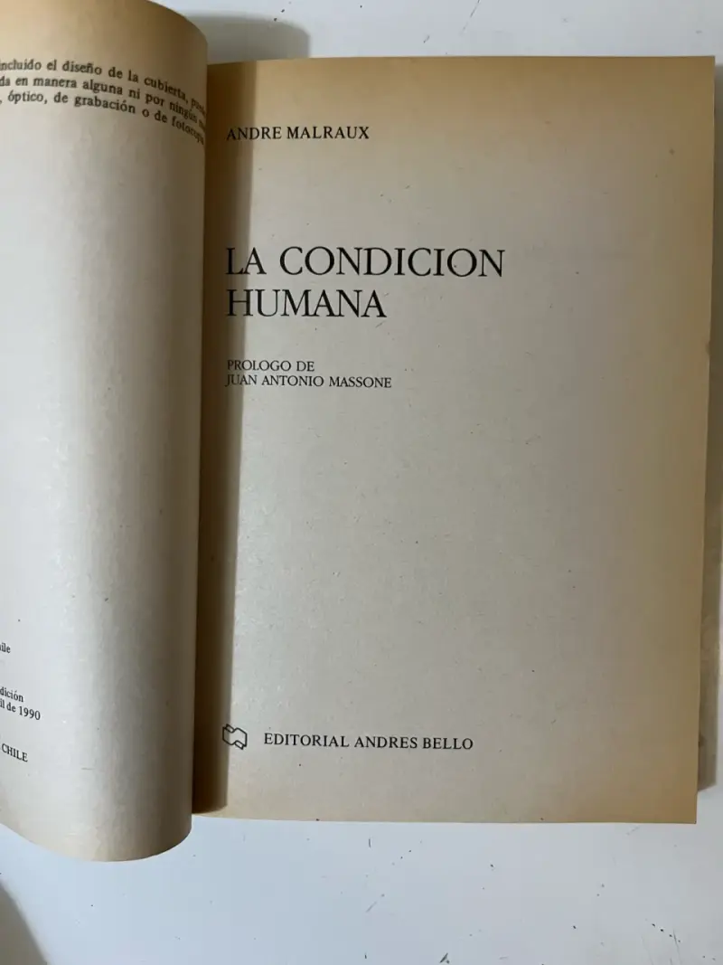 Libro La Condición Humana de André Malraux - 2