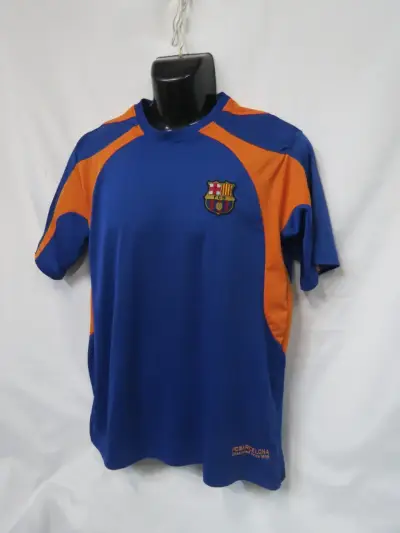 Camiseta FC Barcelona azul y naranja TALLA M - miniatura 2