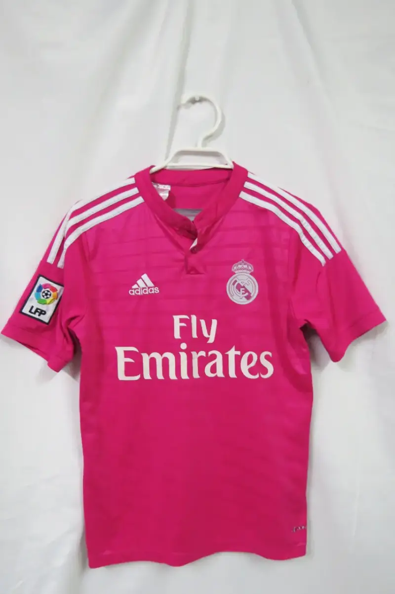 Camiseta Real Madrid rosa Adidas talla 14 niño a - 2
