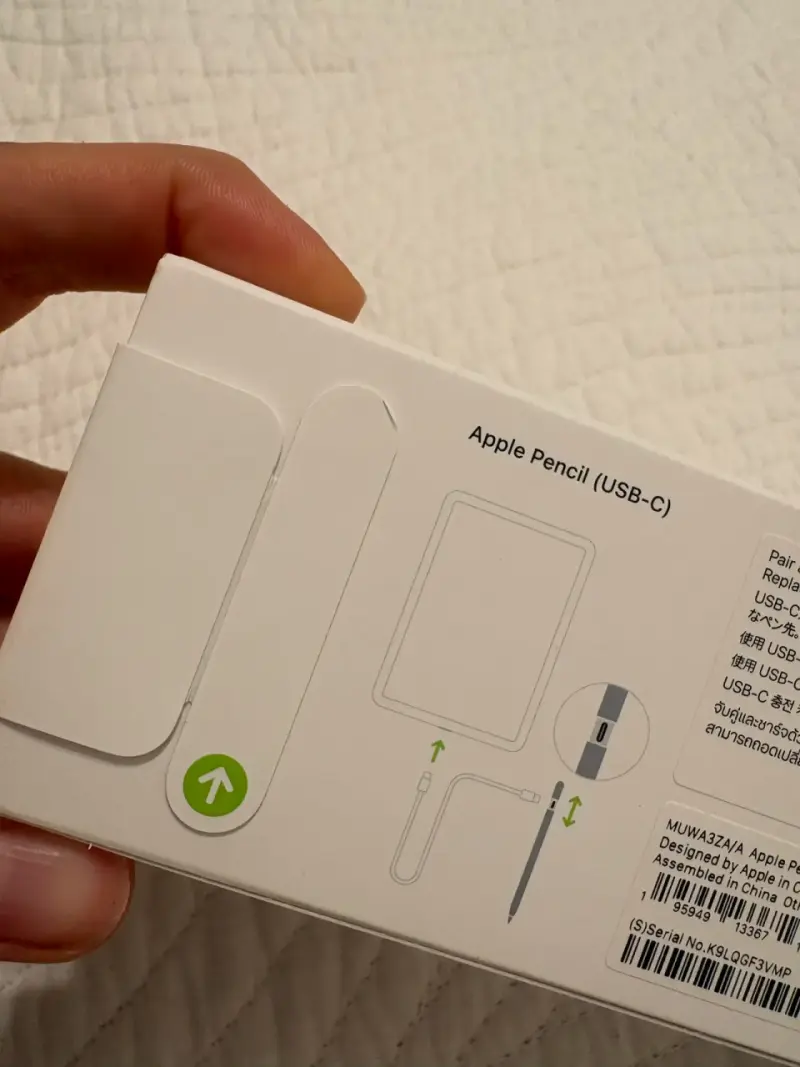 Apple Pencil USB-C nuevo, sellado en caja - 3