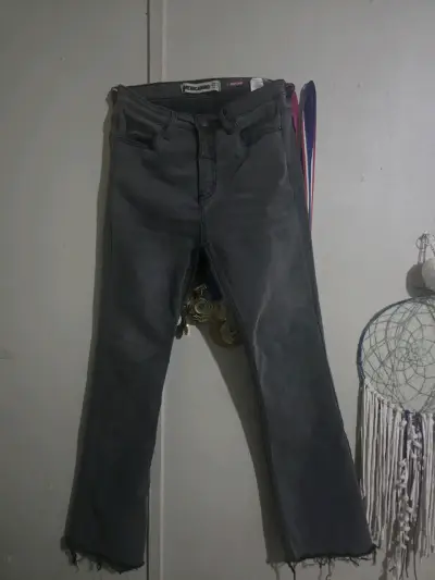 Jeans grises americanino corte flare - miniatura 1