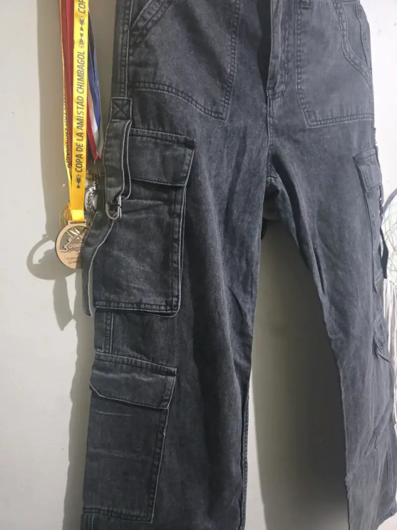 Pantalones cargo negros Sybilla para mujer - 2