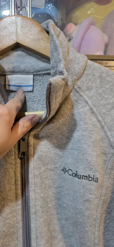 Chaqueta polar gris Columbia para mujer - miniatura 2