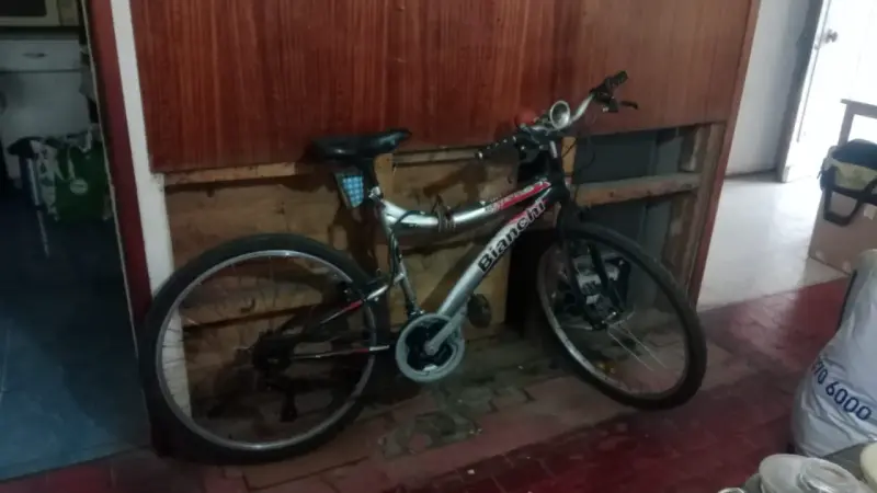 Bicicleta de montaña Bianchi gris en buen estado - 2