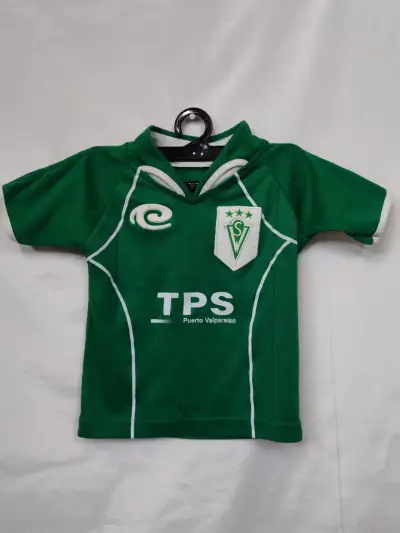 Camiseta de fútbol verde para niño talla 0 - miniatura 1