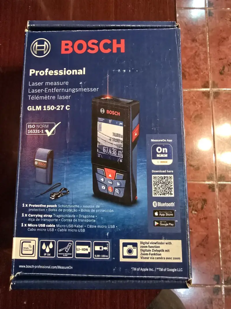 Medidor Láser Bosch GLM 150-27 C con Bluetooth - 2