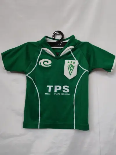 Camiseta de fútbol verde para niño talla 0 - miniatura 3