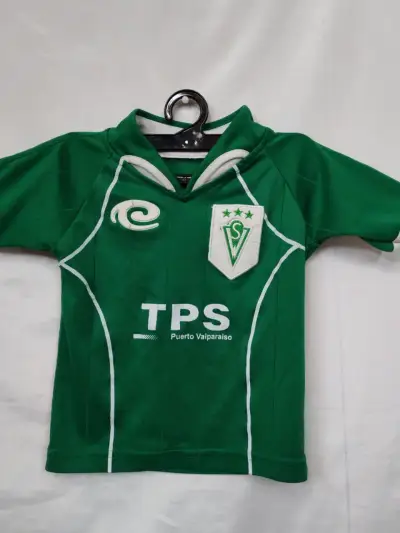 Camiseta de fútbol verde para niño talla 0 - miniatura 4