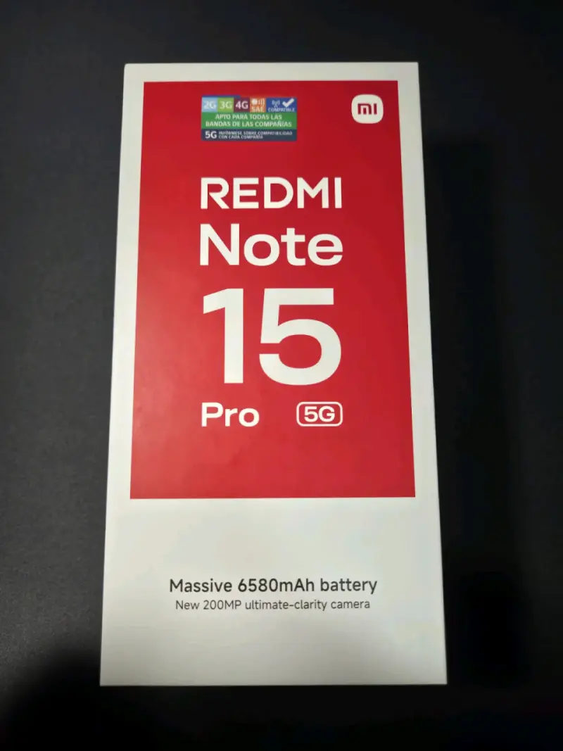 Smartphone Xiaomi Redmi Note 15 Pro 5G - 6