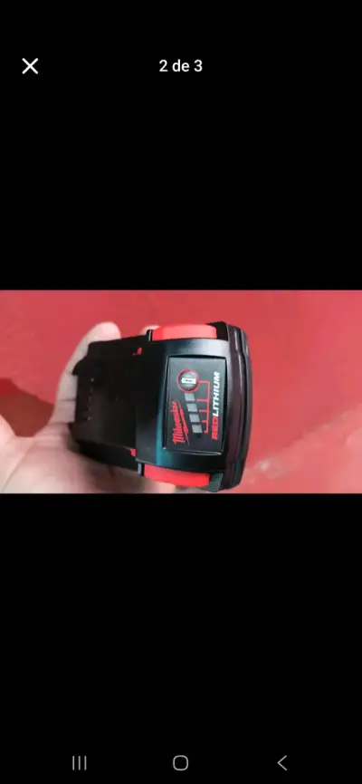 Batería Milwaukee M18 RedLithium 2.0 Ah - miniatura 2