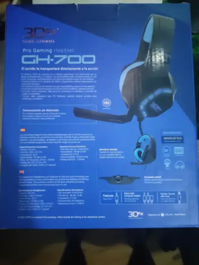 Audífonos Gamer 3Dfx CH-700 con Micrófono - miniatura 4