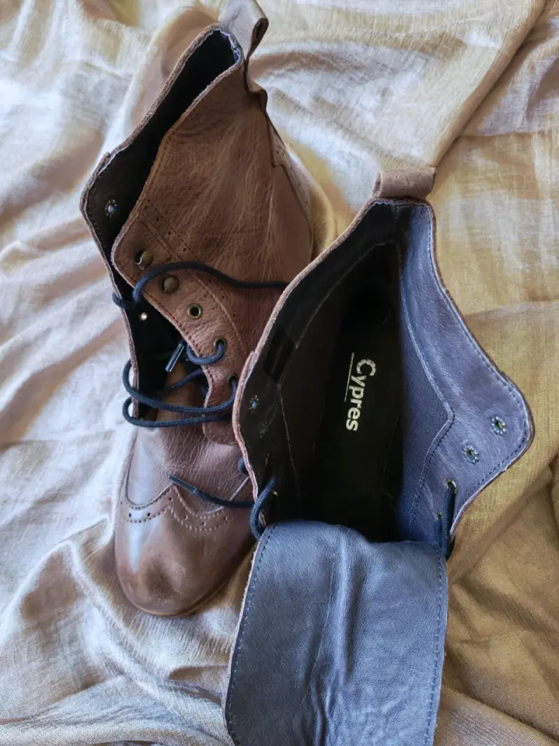 Botines de cuero marrón para mujer Cyprès - 2
