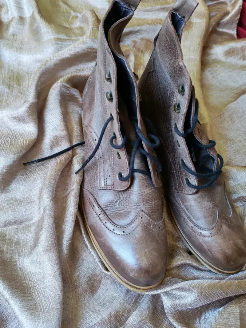 Botines de cuero marrón para mujer Cyprès - 5
