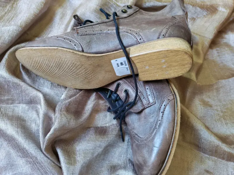Botines de cuero marrón para mujer Cyprès - 6