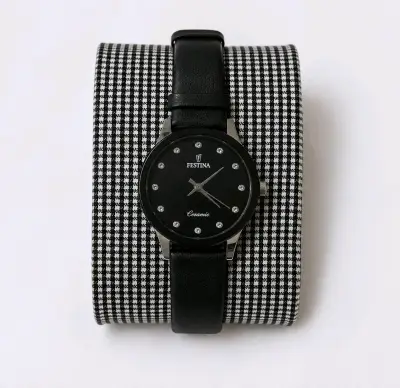 Reloj Festina Negro con Correa de Cuero - miniatura 3