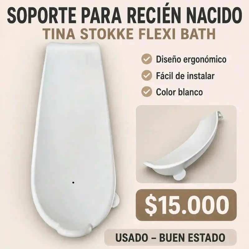 Soporte recién nacido Stokke Flexi Bath blanco