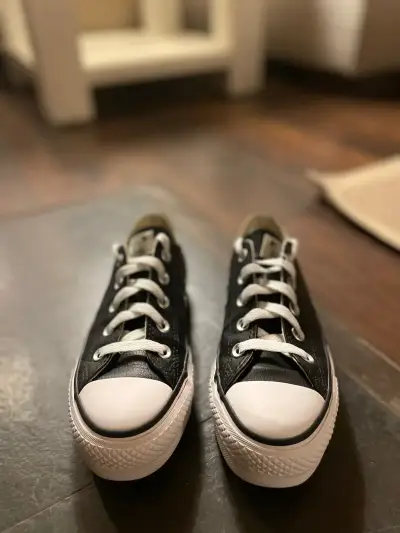 Zapatillas negras Converse All Star clásicas - miniatura 5