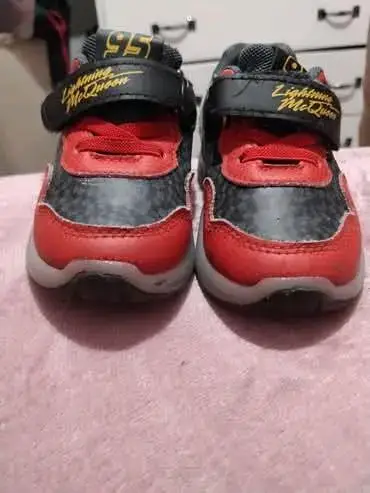 Zapatos para bebé azul y verde con velcro - miniatura 5