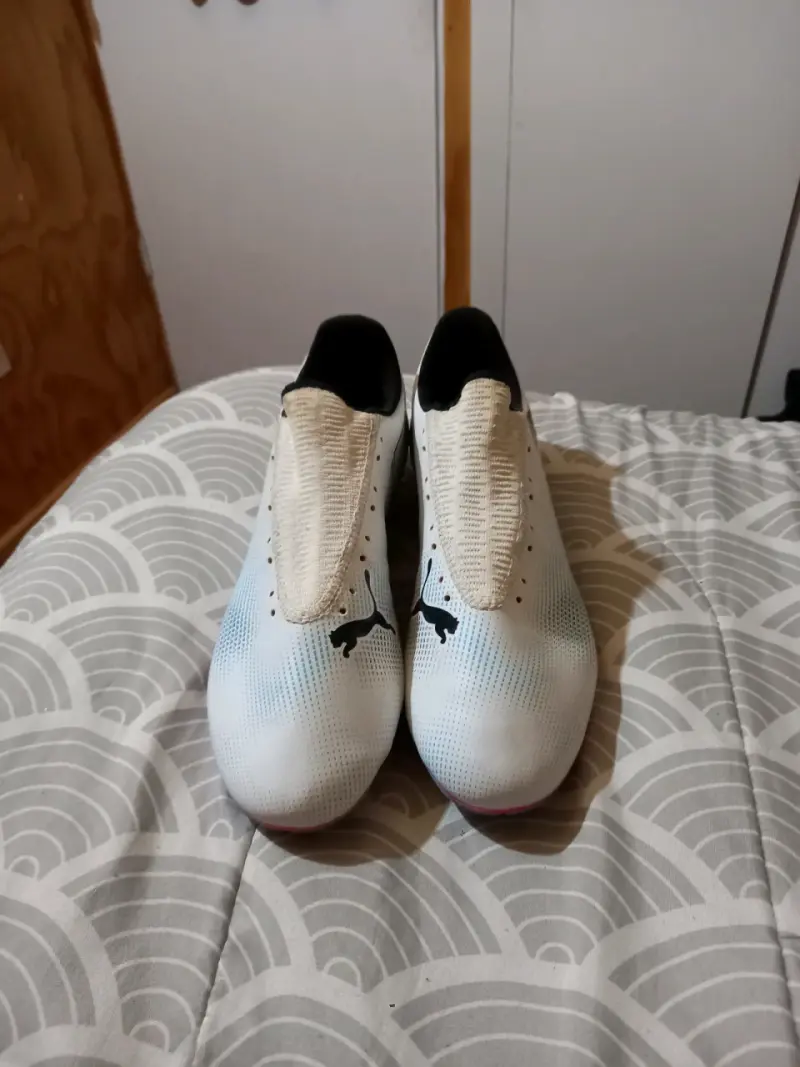 Zapatillas de fútbol Puma blancas para hombre - 2