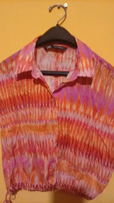 Blusa estampada multicolor Zara - miniatura 2