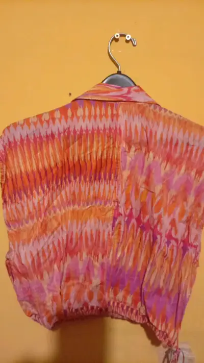 Blusa estampada multicolor Zara - miniatura 3