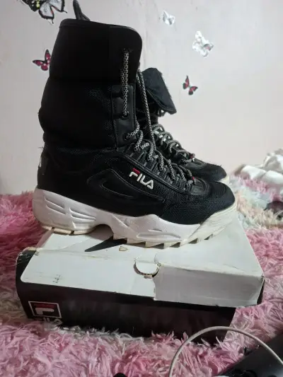 Zapatillas negras fila - miniatura 1