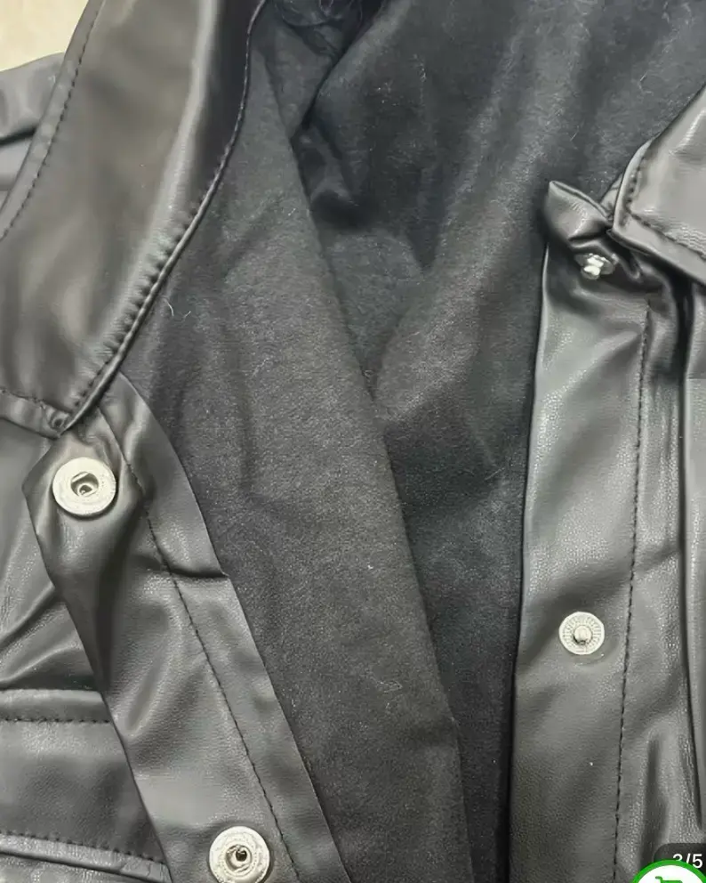 Camisa ecocuero, nueva. Talla L - 5