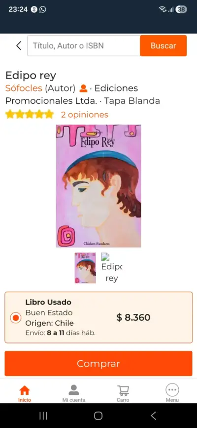 Libro Edipo Rey / Sófocles - miniatura 2