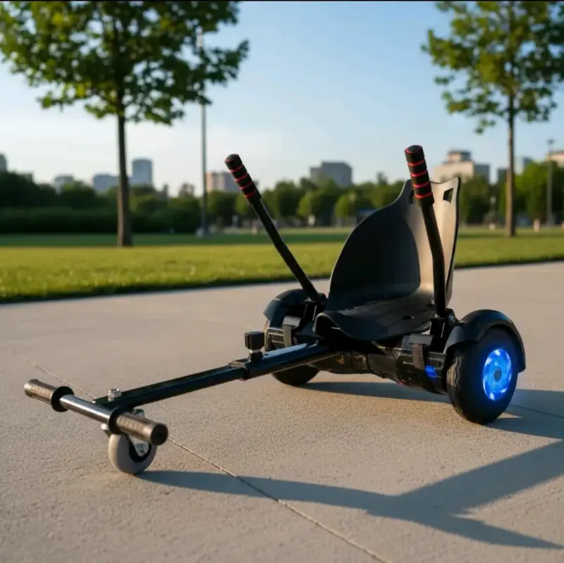 Hoverboard con diseño galaxia y asiento kart - 3