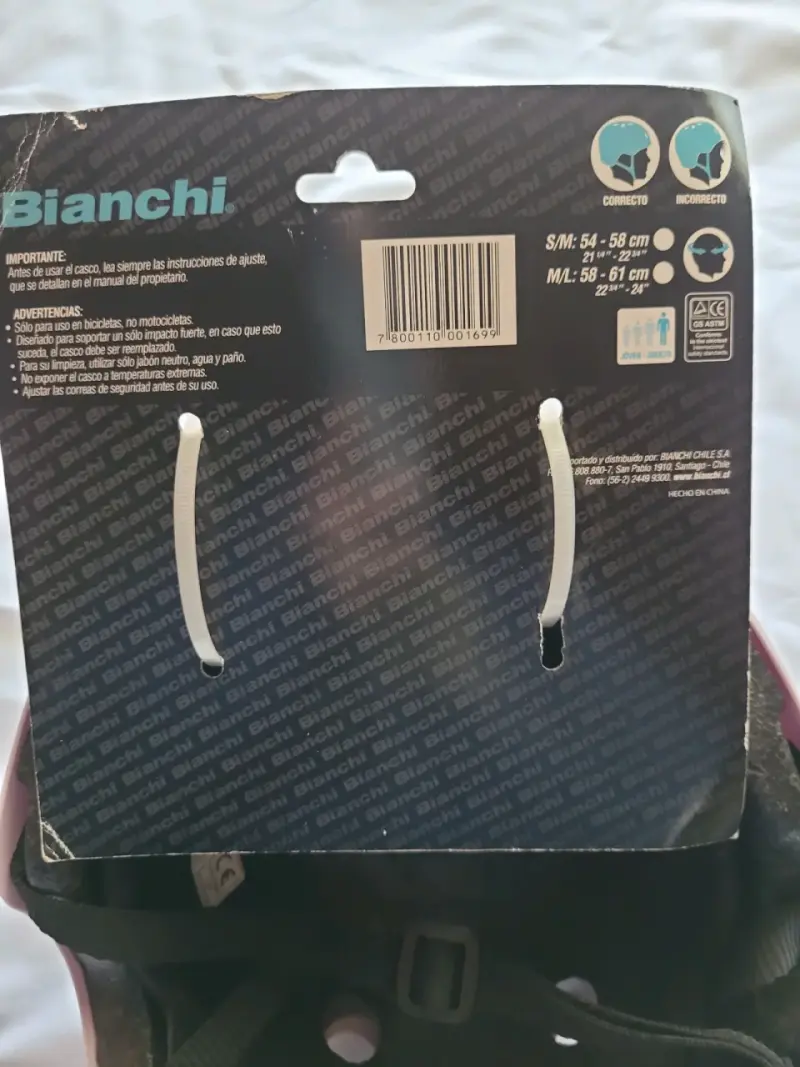 Casco Bianchi Urban-BMX color lila M/L Regulable - 5