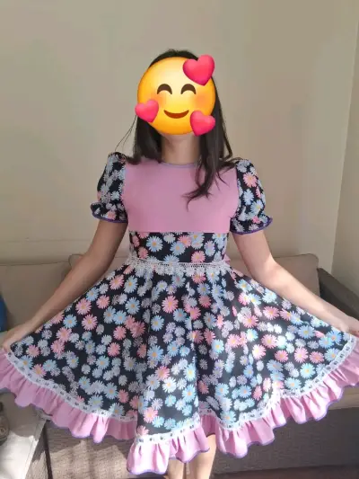 Vestido de huasita talla 12 - miniatura 1