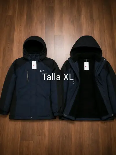 Parkas impermeables Nike con forro chiporro - miniatura 2