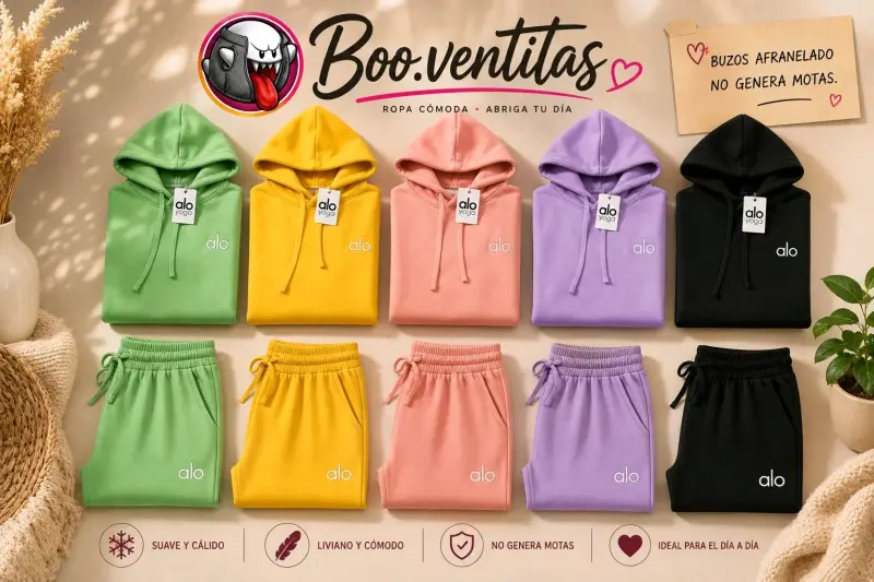Conjunto de buzo afelpado Alo Yoga en varios colores - 1