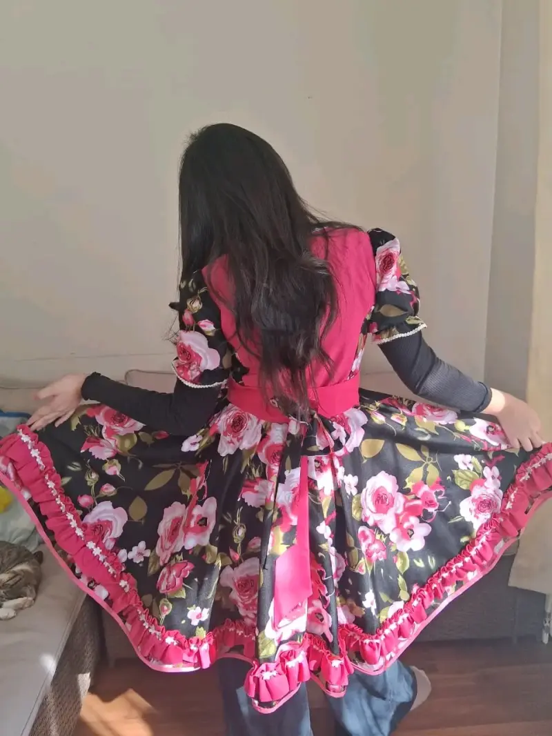 Vestido huasita talla 16 - 2